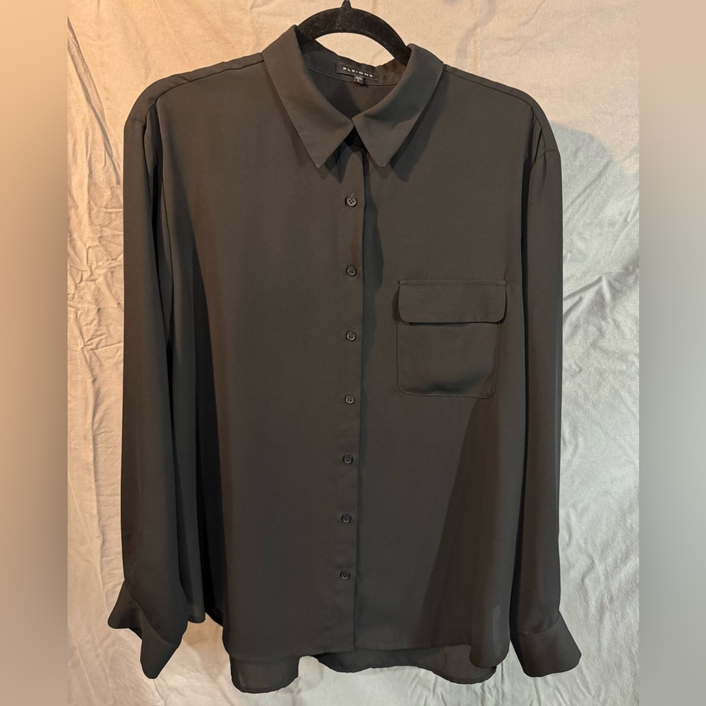Pleione Women's Black Blouse